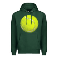 Sports Green tennis bal Premium Hoodie - BarkalooDesign
