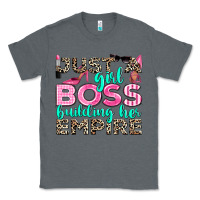 Charcoal Heather just a girl boss building her empire Classic Tee - texasbilliewilder