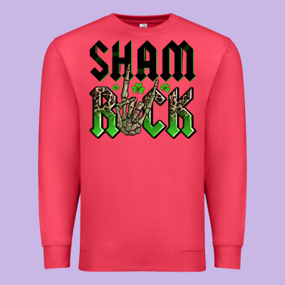 St. Patrick's Shamrock Premium Sweatshirt Designed By Oliviacreatesart
