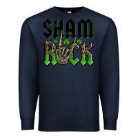 Navy St. Patrick's shamrock Premium Sweatshirt - OliviaCreatesArt