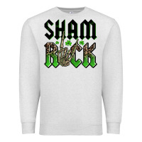 Oatmeal Heather St. Patrick's shamrock Premium Sweatshirt - OliviaCreatesArt