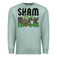 Seafoam St. Patrick's shamrock Premium Sweatshirt - OliviaCreatesArt