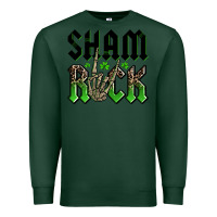 Sports Green St. Patrick's shamrock Premium Sweatshirt - OliviaCreatesArt