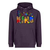 Plum be kind Heavyweight Hoodie - Zillion Design Studio