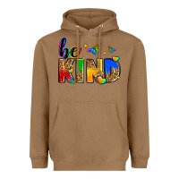 Toasted Coconut be kind Heavyweight Hoodie - Zillion Design Studio