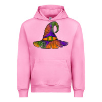 Fuchsia Pink Spider Web Witch Hat Urban Hoodie - Jasminsmagicworld