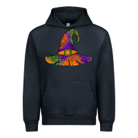 Navy Spider Web Witch Hat Urban Hoodie - Jasminsmagicworld