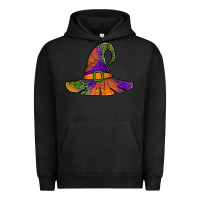 Pigment Black Spider Web Witch Hat Urban Hoodie - Jasminsmagicworld