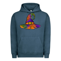 Pigment Midnight Navy Spider Web Witch Hat Urban Hoodie - Jasminsmagicworld
