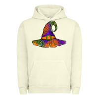 Pigment Pistachio Spider Web Witch Hat Urban Hoodie - Jasminsmagicworld