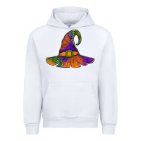 White Spider Web Witch Hat Urban Hoodie - Jasminsmagicworld