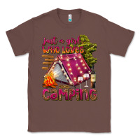 Chestnut just a girl who loves camping Classic Tee - texasbilliewilder
