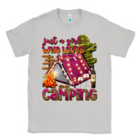 Moon Dust just a girl who loves camping Classic Tee - texasbilliewilder