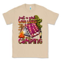 Mushroom just a girl who loves camping Classic Tee - texasbilliewilder