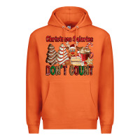 Carrot Christmas Calories don't count Christmas tree cake Premium Hoodie - Jasminsmagicworld