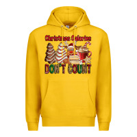 Lemon Christmas Calories don't count Christmas tree cake Premium Hoodie - Jasminsmagicworld
