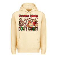 Pina Colada Christmas Calories don't count Christmas tree cake Premium Hoodie - Jasminsmagicworld
