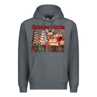 Rock Christmas Calories don't count Christmas tree cake Premium Hoodie - Jasminsmagicworld