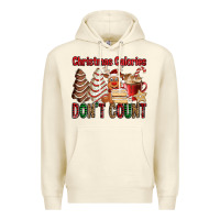 Sandshell Christmas Calories don't count Christmas tree cake Premium Hoodie - Jasminsmagicworld