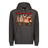 Smoke Christmas Calories don't count Christmas tree cake Premium Hoodie - Jasminsmagicworld