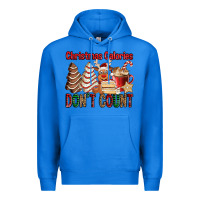 True Royal Christmas Calories don't count Christmas tree cake Premium Hoodie - Jasminsmagicworld