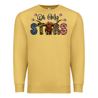 Antique Gold oh my stars Premium Sweatshirt - CowhideDigitalArt