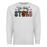 Dove Grey oh my stars Premium Sweatshirt - CowhideDigitalArt