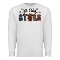Oatmeal Heather oh my stars Premium Sweatshirt - CowhideDigitalArt