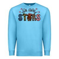 Ocean Blue oh my stars Premium Sweatshirt - CowhideDigitalArt