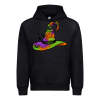 Foreset Green Witch Hat With Spiders Urban Hoodie - Jasminsmagicworld