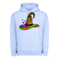 Pigment Grape Ice Witch Hat With Spiders Urban Hoodie - Jasminsmagicworld