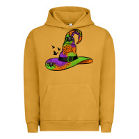 Pigment Peanut Butter Witch Hat With Spiders Urban Hoodie - Jasminsmagicworld
