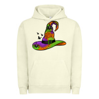Pigment Pistachio Witch Hat With Spiders Urban Hoodie - Jasminsmagicworld