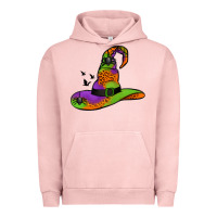 Pigment Salmon Witch Hat With Spiders Urban Hoodie - Jasminsmagicworld