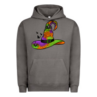 Pigment Tornado Witch Hat With Spiders Urban Hoodie - Jasminsmagicworld