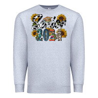 Heather Grey senior 2024 Premium Sweatshirt - RacoonDesign