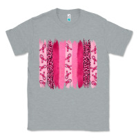 Heather Grey Breast Cancer Brushstrokes Classic Tee - RanaPortraitStore