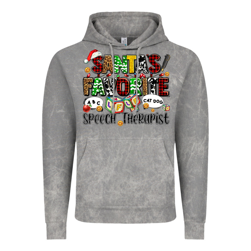 Santas Favorite Speech Therapist Vintage Hoodie by AdoDesignShop | Teevron