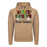 Vintage Coffee santas favorite speech therapist Vintage Hoodie - AdoDesignShop