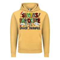 Vintage Mustard santas favorite speech therapist Vintage Hoodie - AdoDesignShop