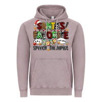 Vintage Zinc santas favorite speech therapist Vintage Hoodie - AdoDesignShop