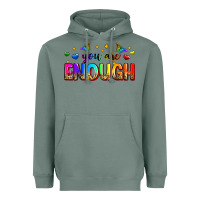 Sage you are enough Heavyweight Hoodie - Zillion Design Studio