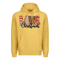 Antique Gold love christmas tree cake Premium Hoodie - Jasminsmagicworld