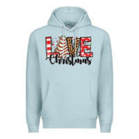 Blue Mist love christmas tree cake Premium Hoodie - Jasminsmagicworld