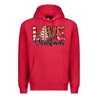 Cardinal love christmas tree cake Premium Hoodie - Jasminsmagicworld