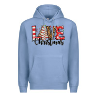 Colony Blue love christmas tree cake Premium Hoodie - Jasminsmagicworld