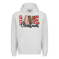 Dove Grey love christmas tree cake Premium Hoodie - Jasminsmagicworld