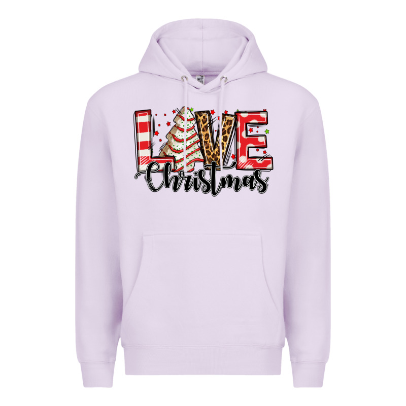Love Christmas Tree Cake Premium Hoodie by Jasminsmagicworld | Teevron