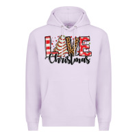 Lilac love christmas tree cake Premium Hoodie - Jasminsmagicworld