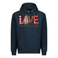 Navy love christmas tree cake Premium Hoodie - Jasminsmagicworld